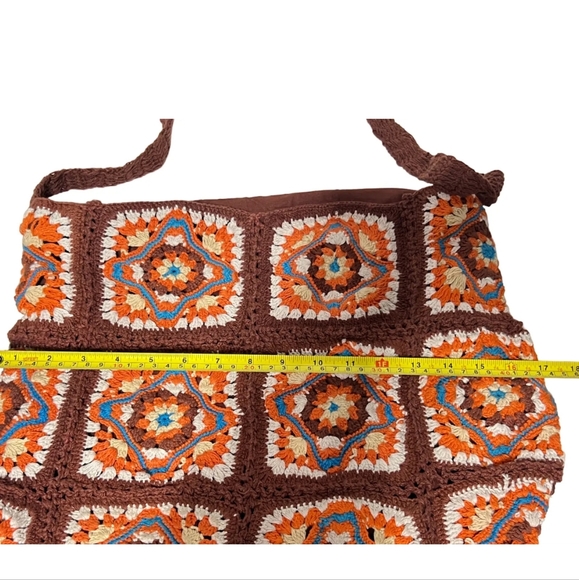 NWOT FREE PEOPLE CATCH ME CROCHET BOHO CROSSBODY BAG - Picture 11 of 13